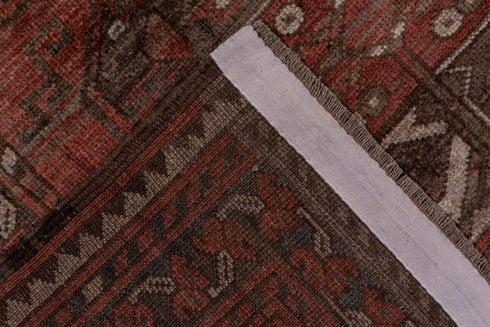 Antique Afghan Area Rug (9' x 12')